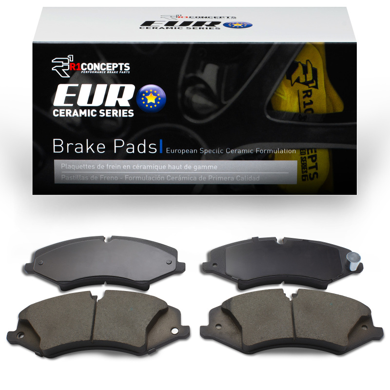 Land Rover Discovery Brake Pads - Front - R1 Concepts - Euro Ceramic - `10-`17